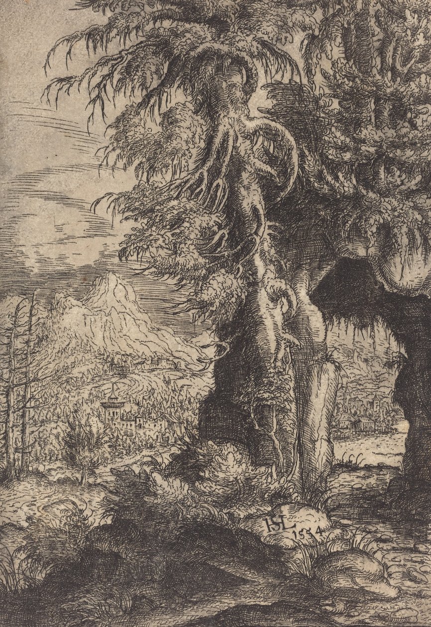 Porten i klipporna, 1554. av Hans Sebald Lautensack