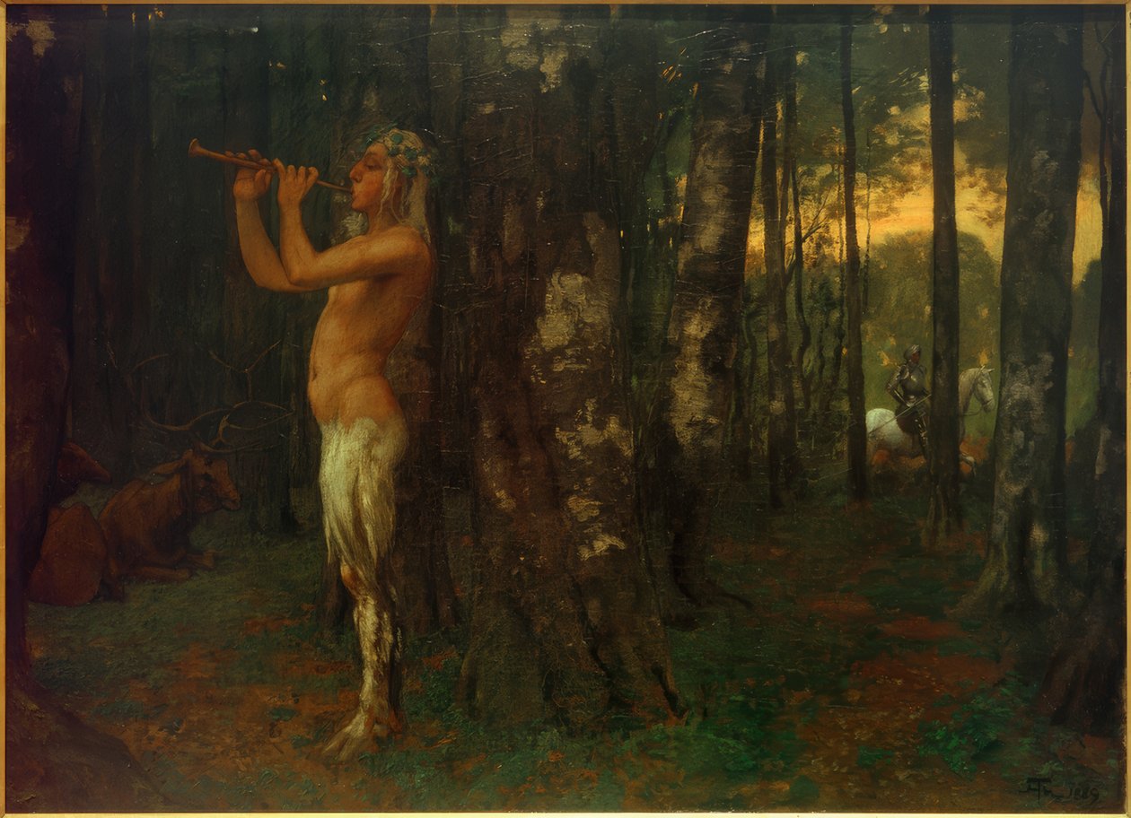 Skymning i skogen av Hans Thoma