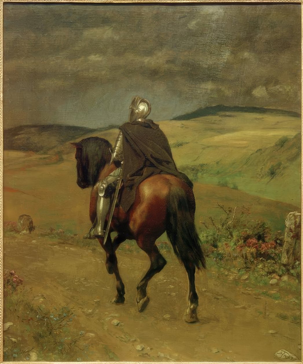 Ensam åktur av Hans Thoma