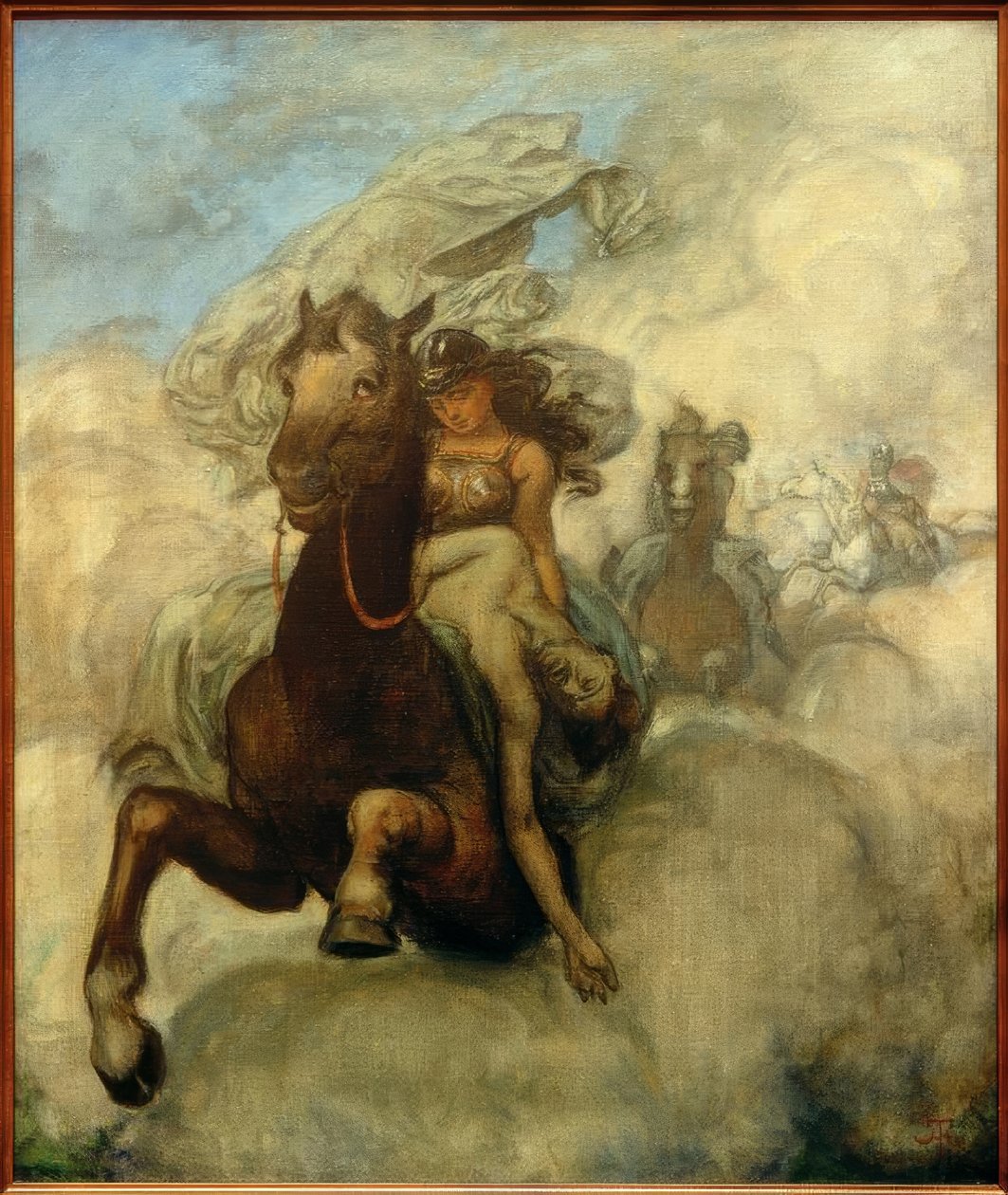 Valkyries ridning av Hans Thoma