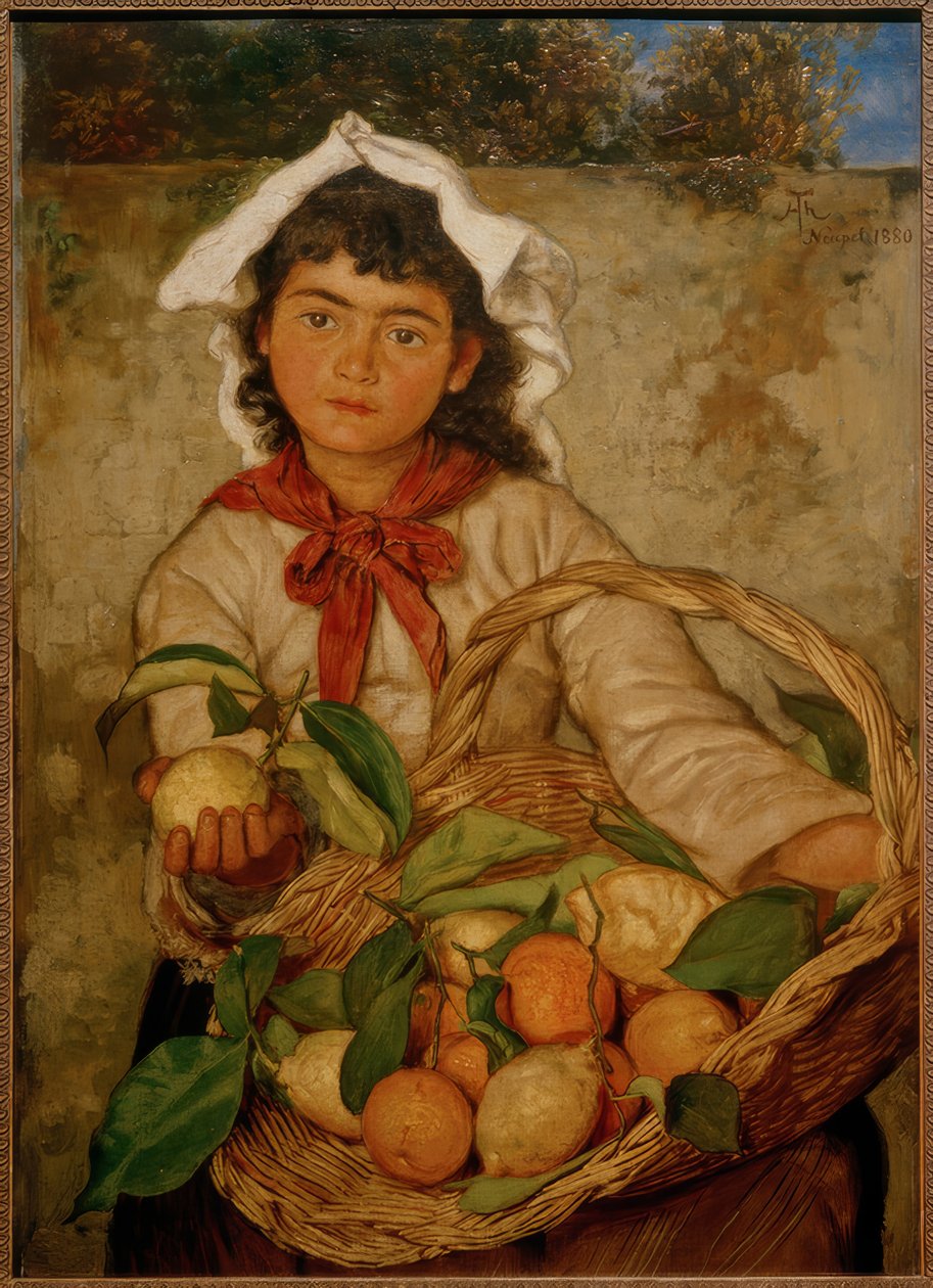 Citronförsäljare av Hans Thoma