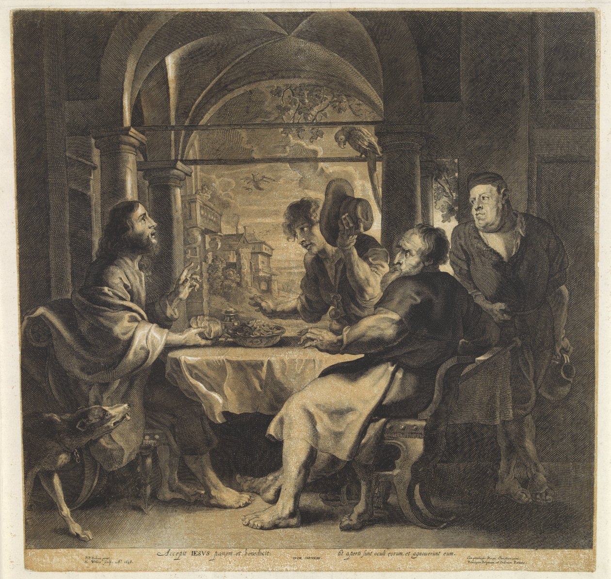 Måltid i Emmaus av Hans Witdoeck