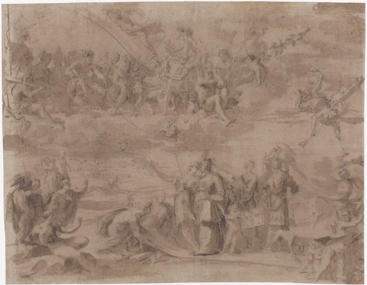 Allegorisk framställning av Hans von Aachen (possibly)