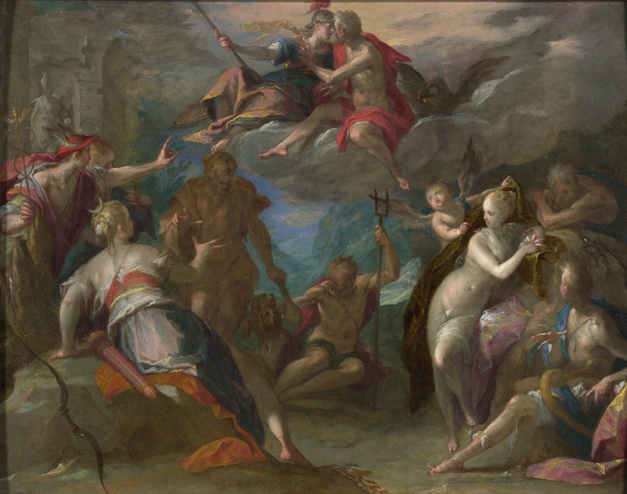 The Amazement of the Gods, 1590-talet av Hans von Aachen