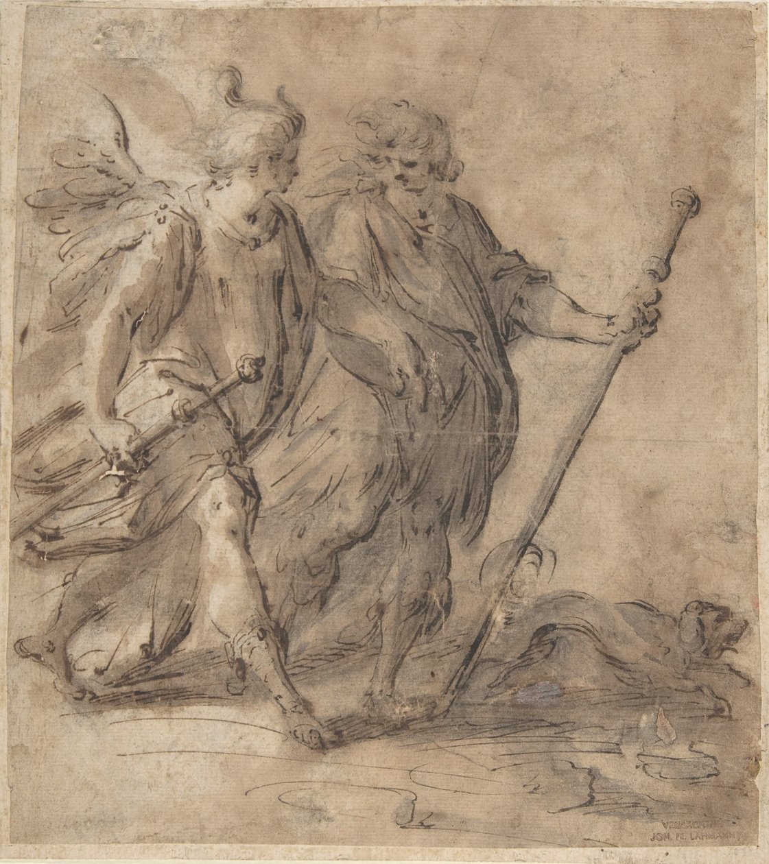 Tobias och ängeln av Hans von Aachen