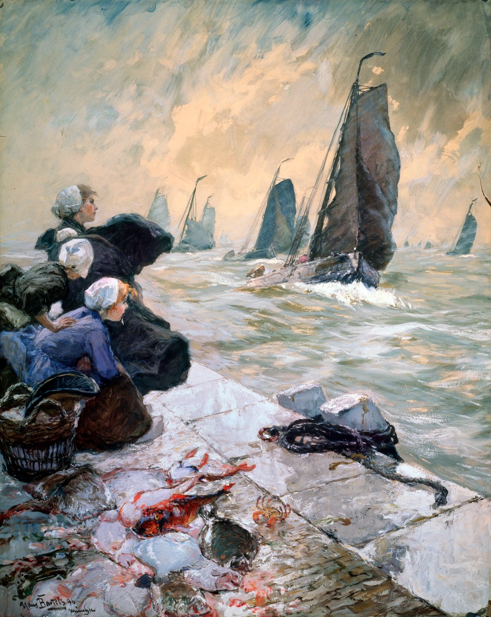 Fiskarnas fruar, 1896. av Hans von Bartels