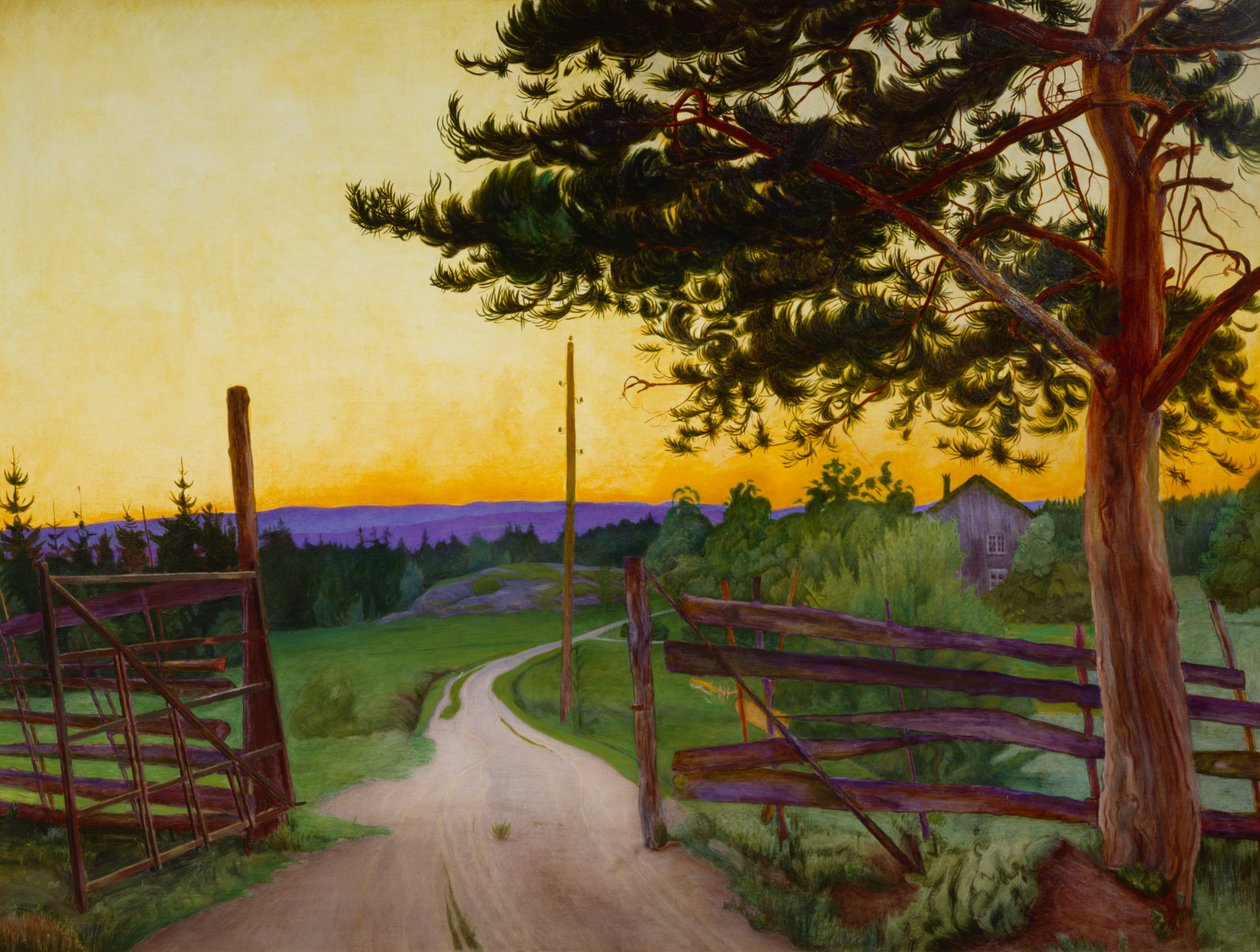 Landsväg av Harald Oscar Sohlberg
