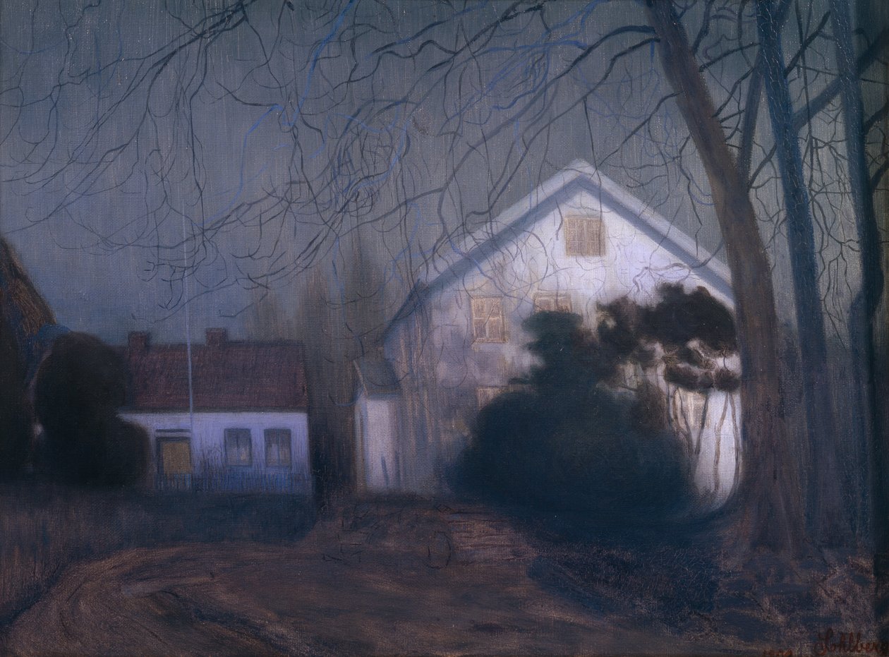Månskensatmosfär av Harald Oscar Sohlberg