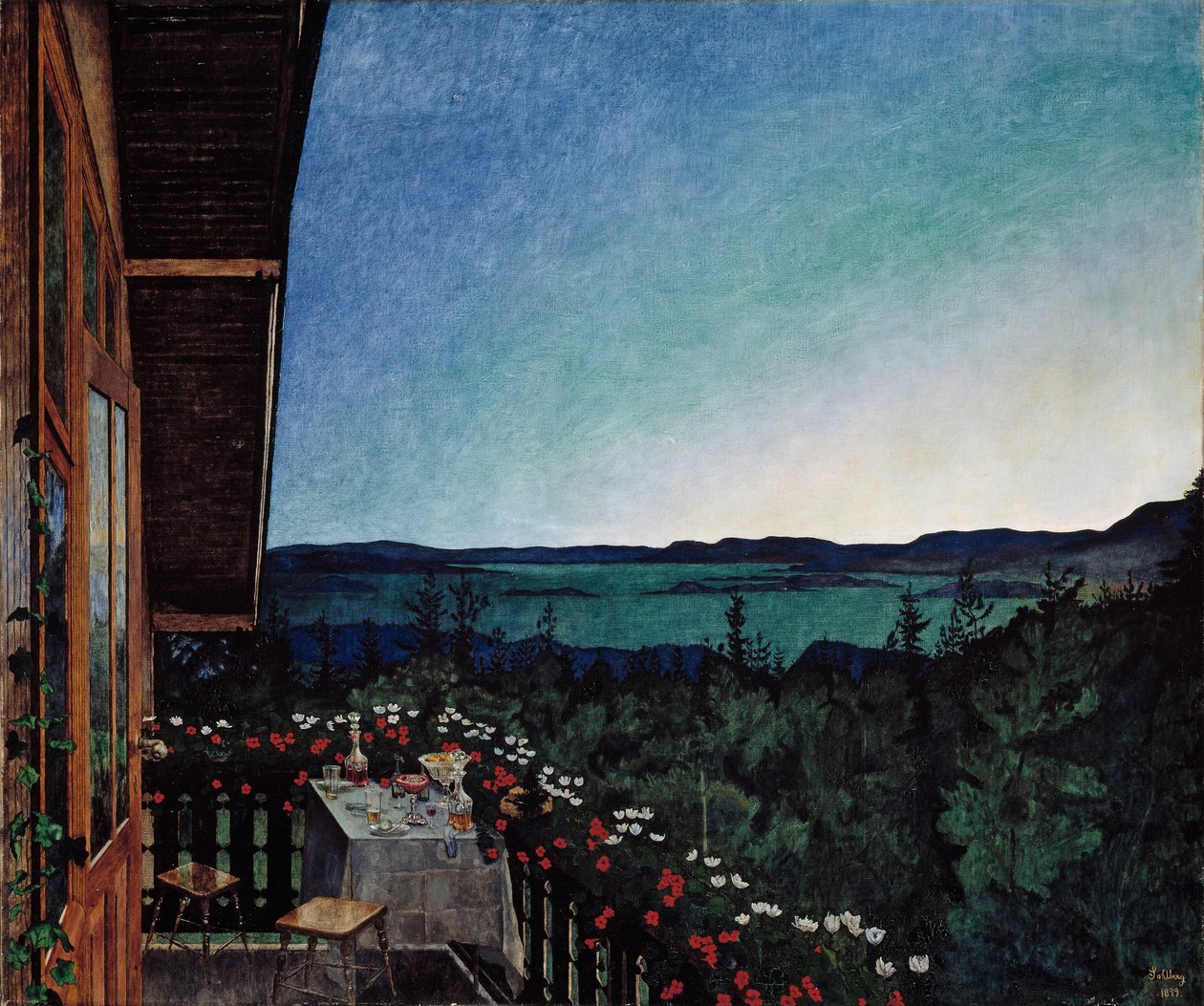 Sommarnatt av Harald Oscar Sohlberg