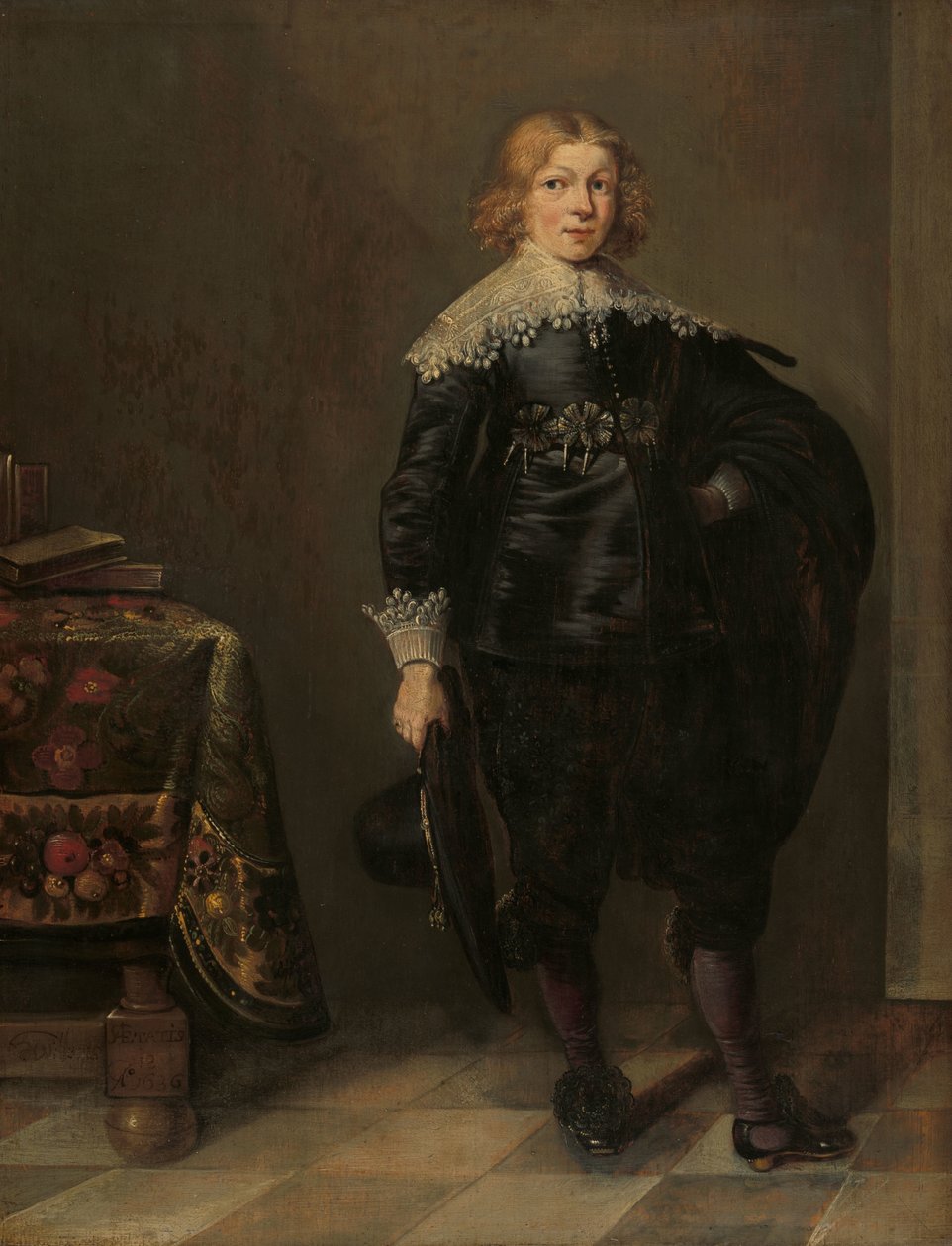 Porträtt av en pojke av Harmen Willems Wieringa