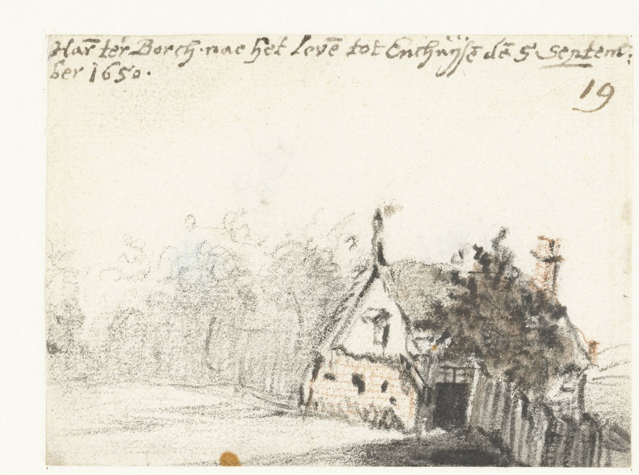 Hus i Enkhuizen av Harmen ter Borch