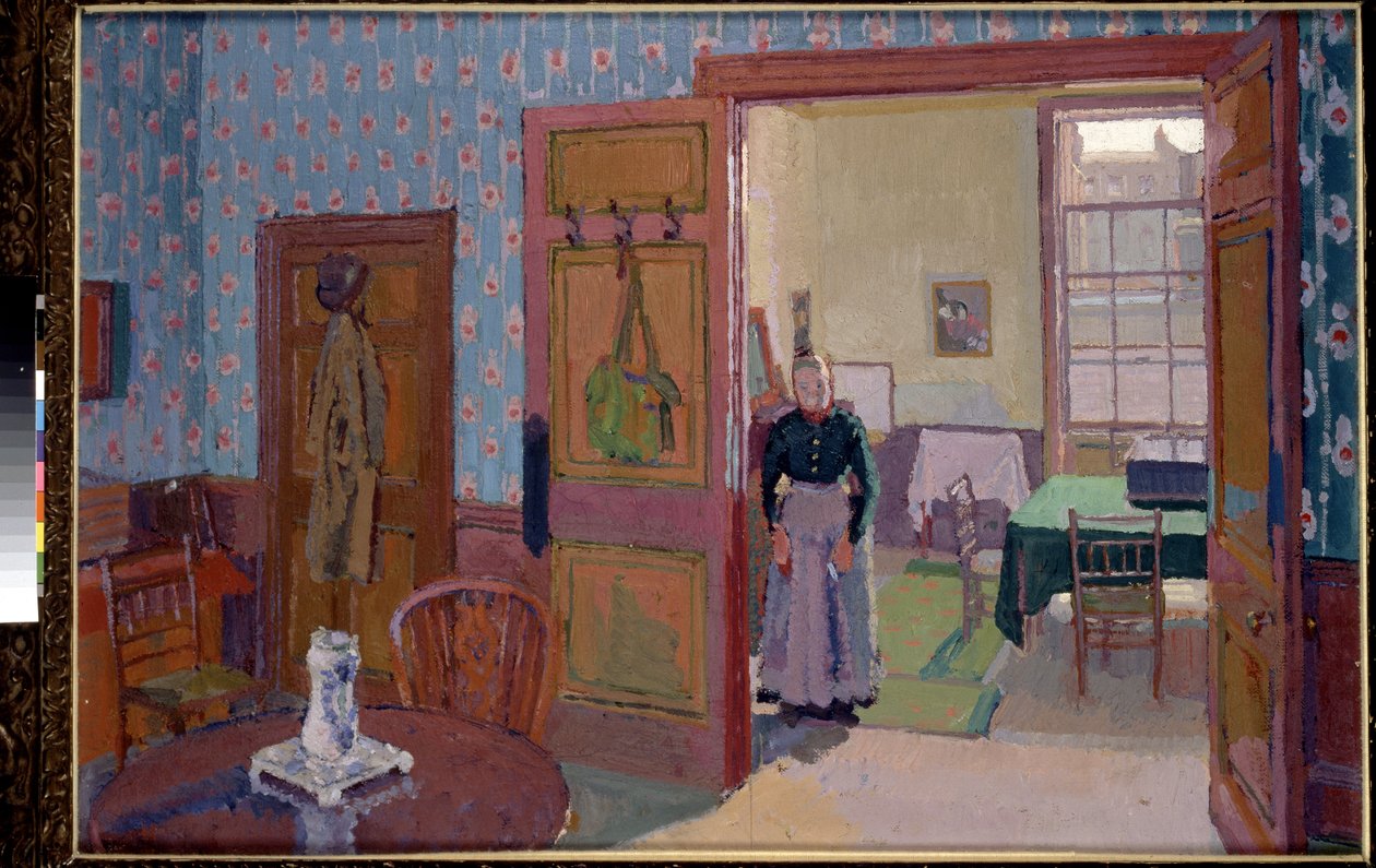 Interiör med Mrs Mounter, 1800-talet av Harold Gilman