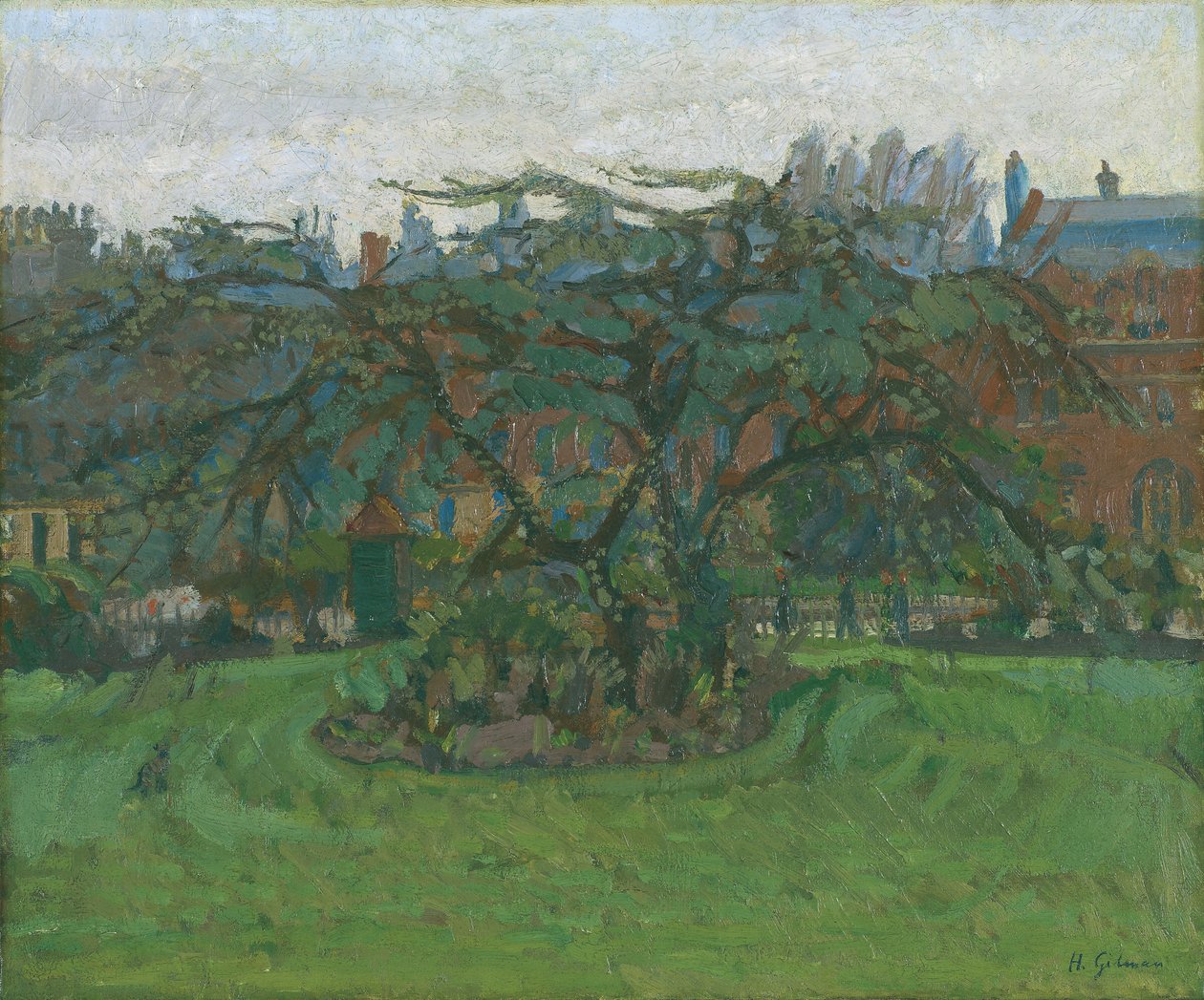 Clarence Gardens NW1 av Harold Gilman