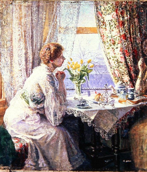 Frukostbordet av Harold Gilman