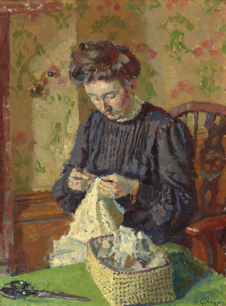 Kvinnasömnad, c. 1908 av Harold Gilman