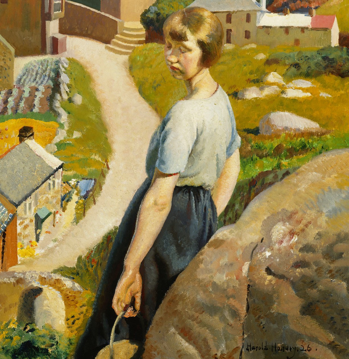 Flickan, Zennor av Harold Harvey