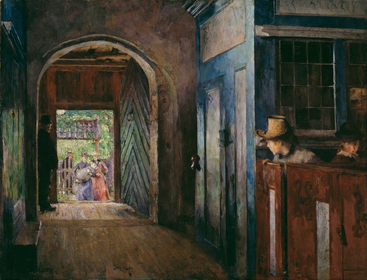 Dop i Tanums kyrka av Harriet Backer