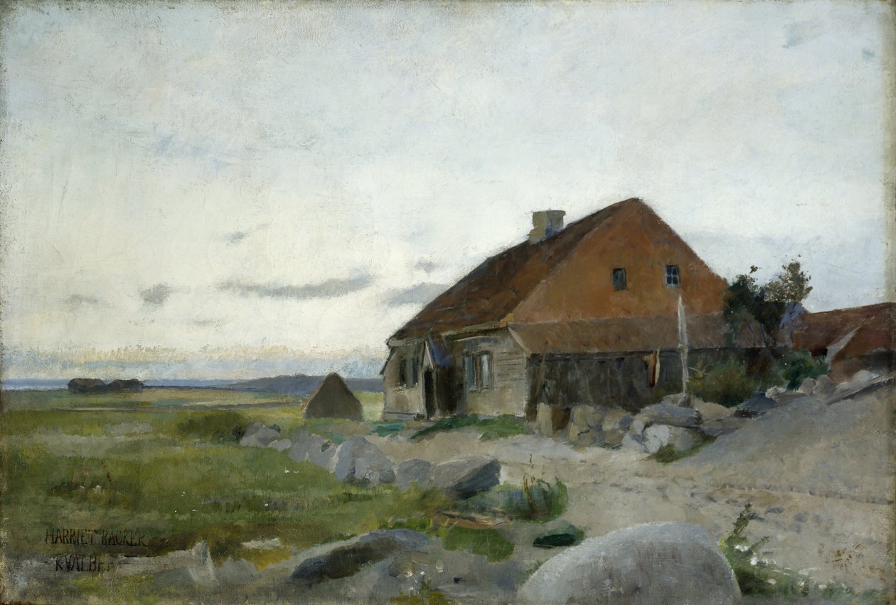 Från Kvalbein (olja på duk) av Harriet Backer
