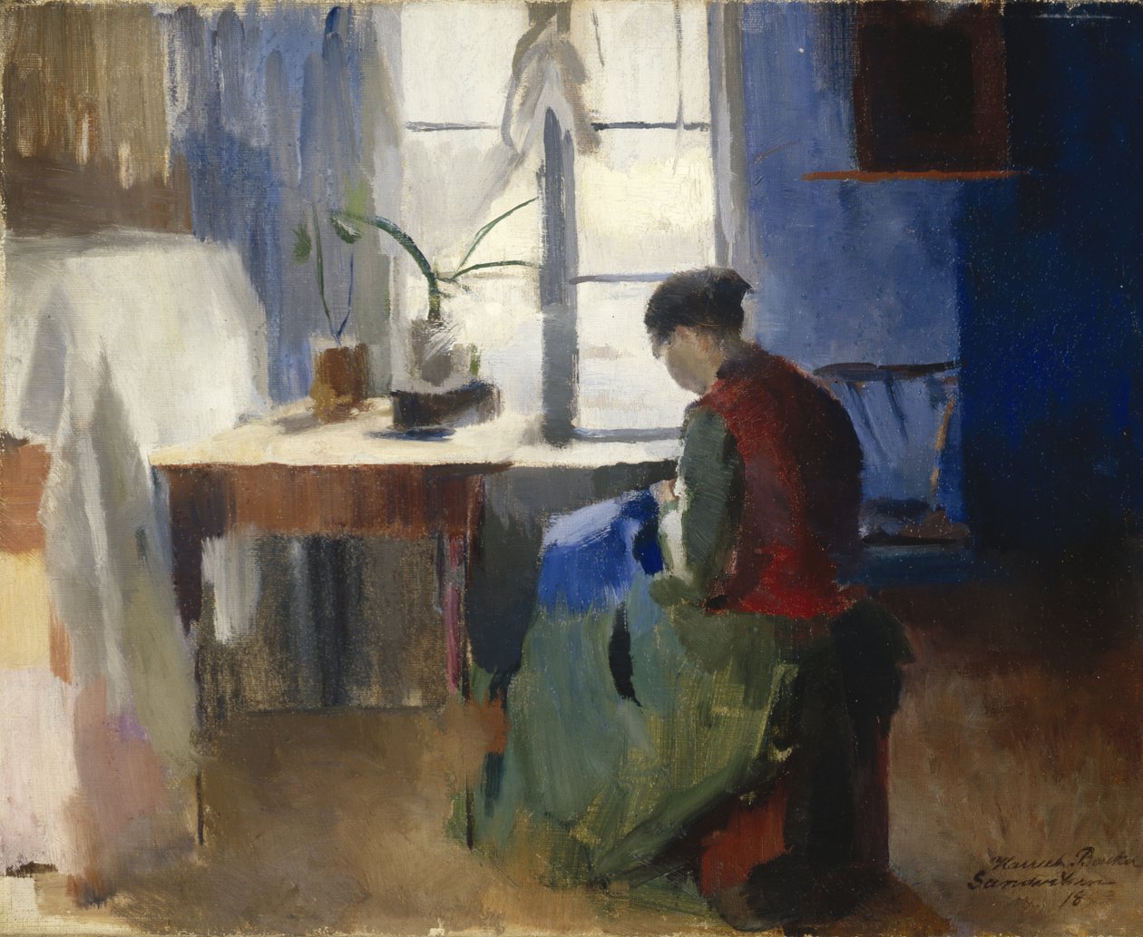 Kvinnasömnad av Harriet Backer