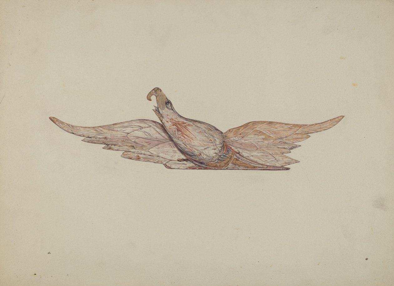 Liten snidad Bellamy Eagle, ca. 1939. av Harriette Gale