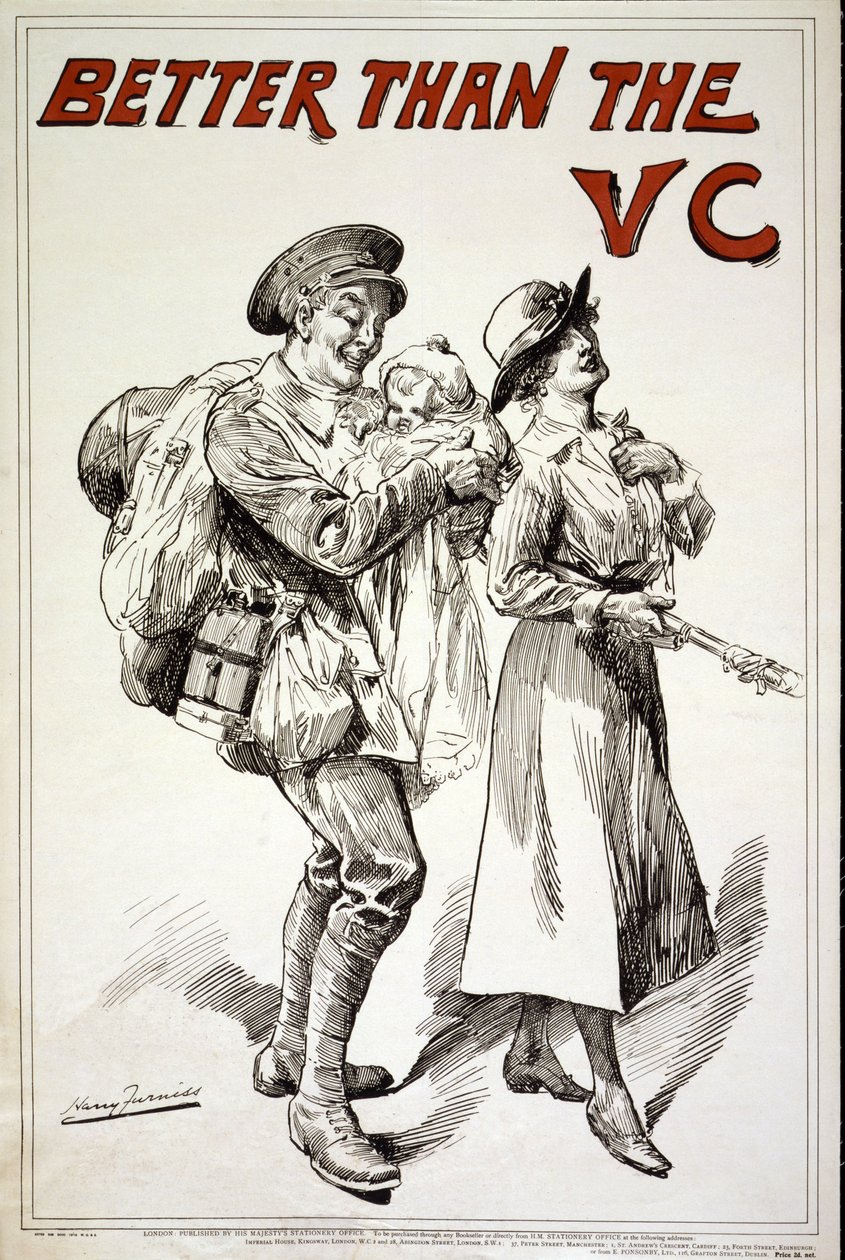 Bättre än V.C., pub. 1918 av Harry Furniss
