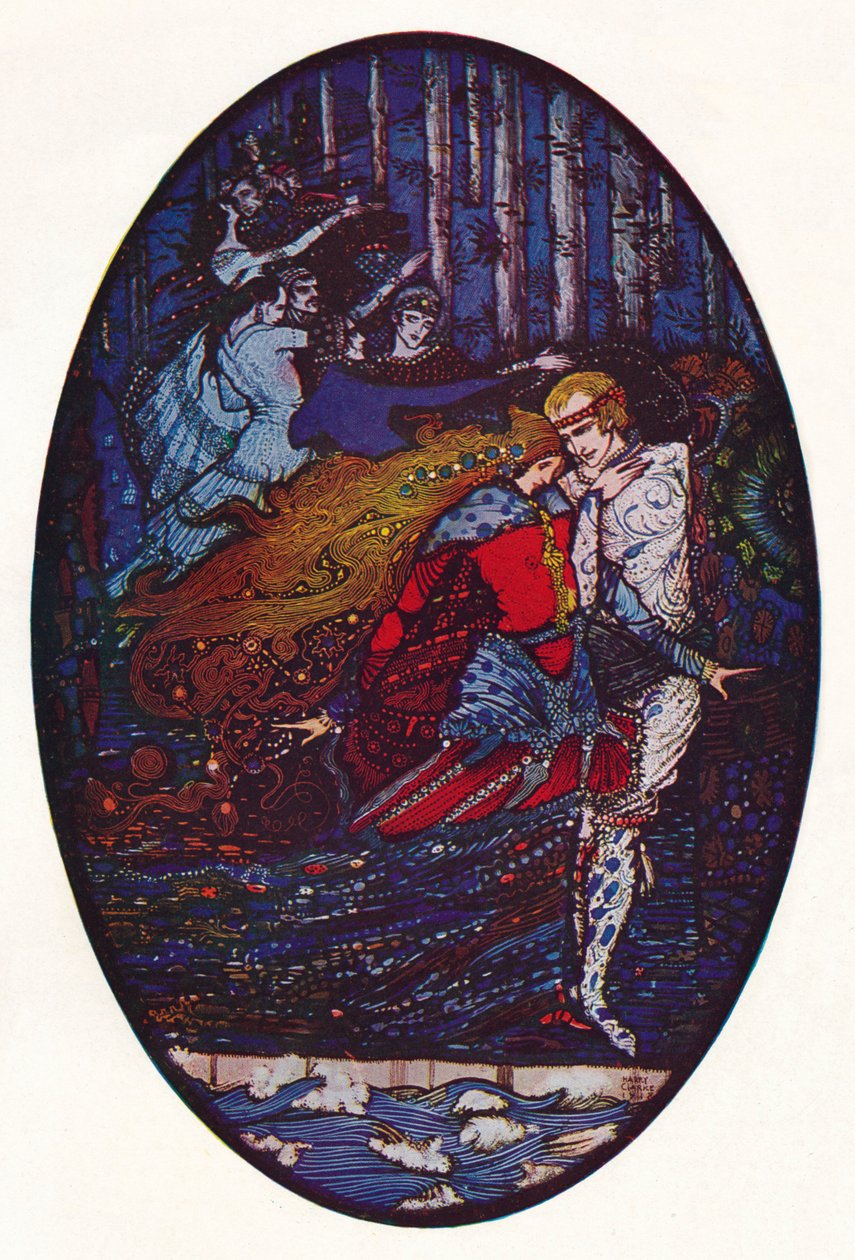 Mötet, c1918 av Harry Clarke