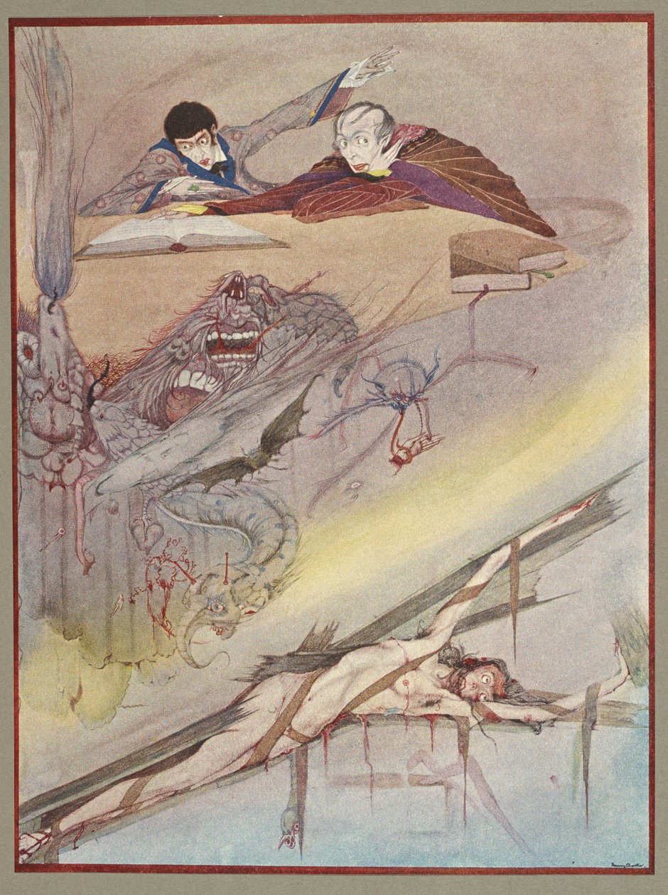 Huset Ushers undergång. av Harry Clarke
