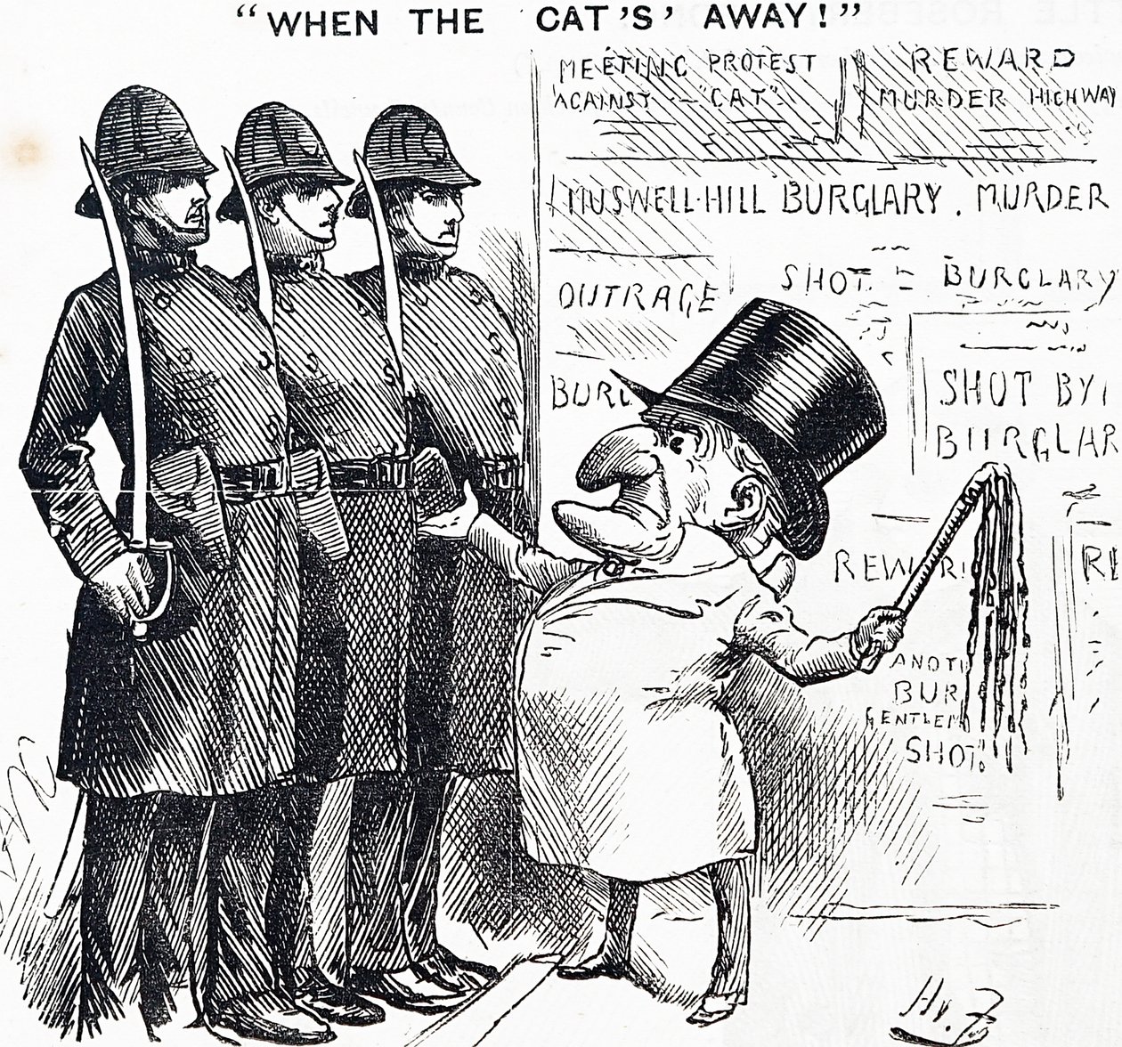 När katten är borta av Harry Furniss