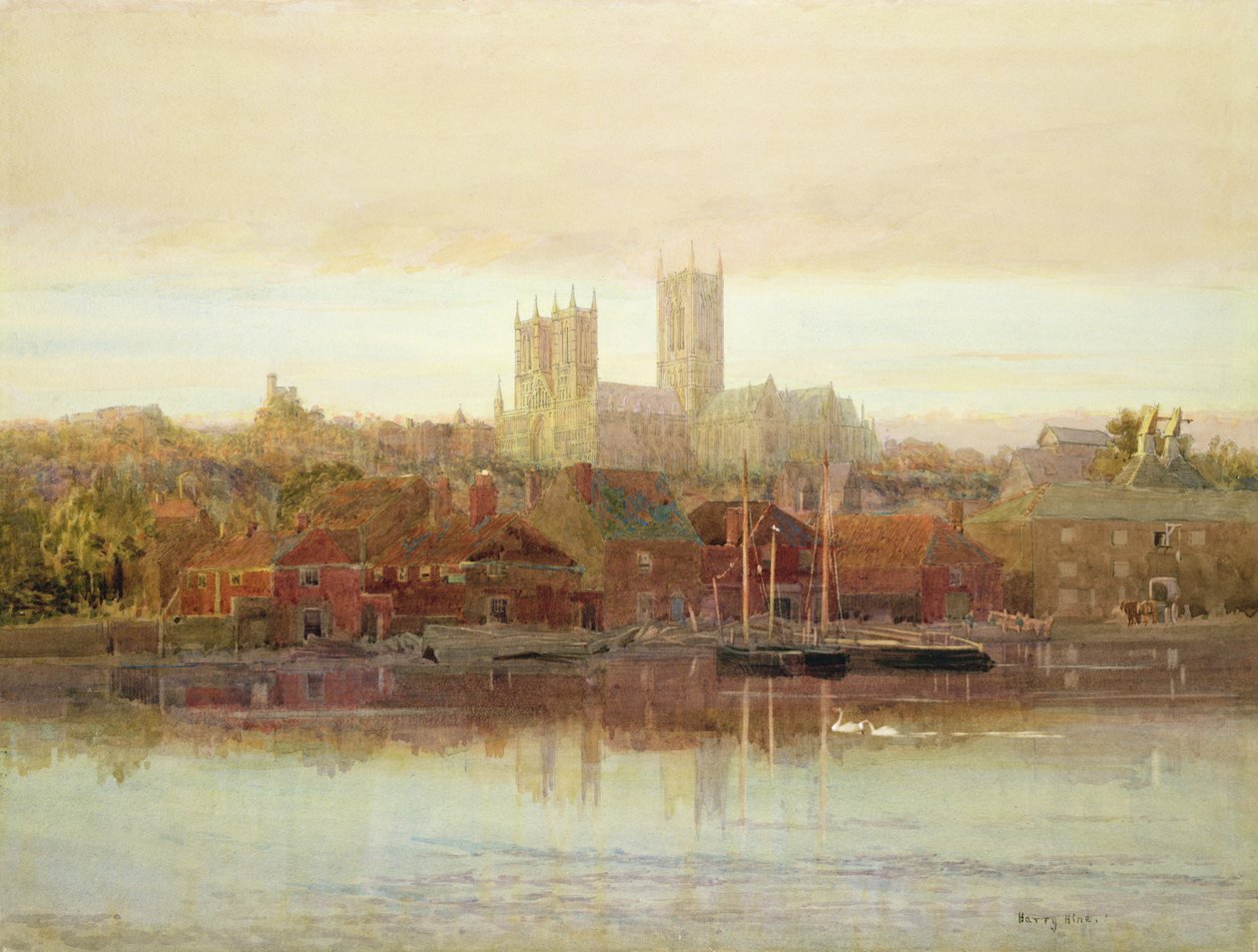 Lincoln katedral av Harry Hine