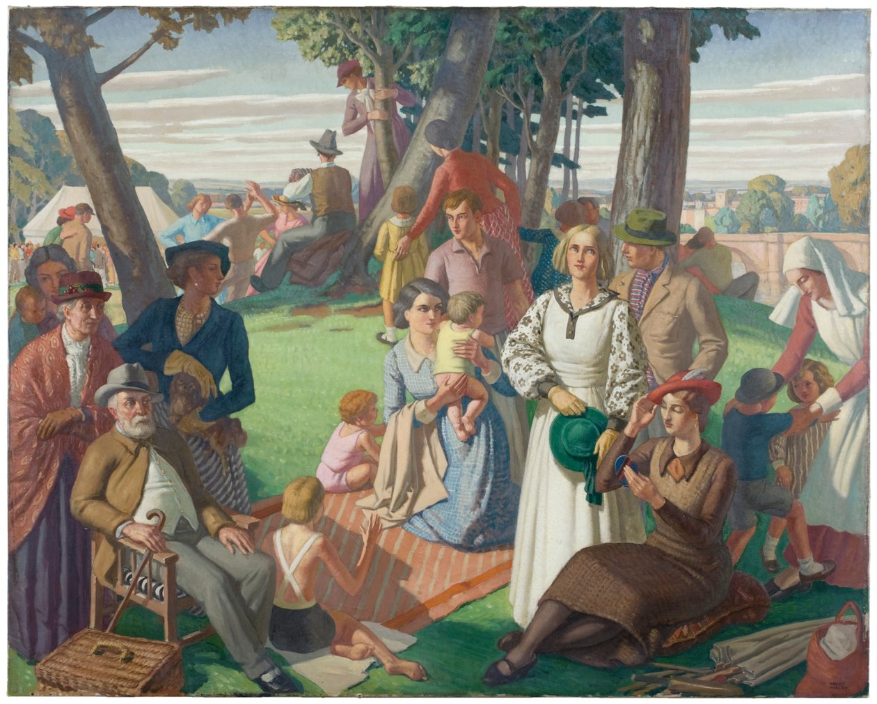 Helgdag, 1935 av Harry Morley