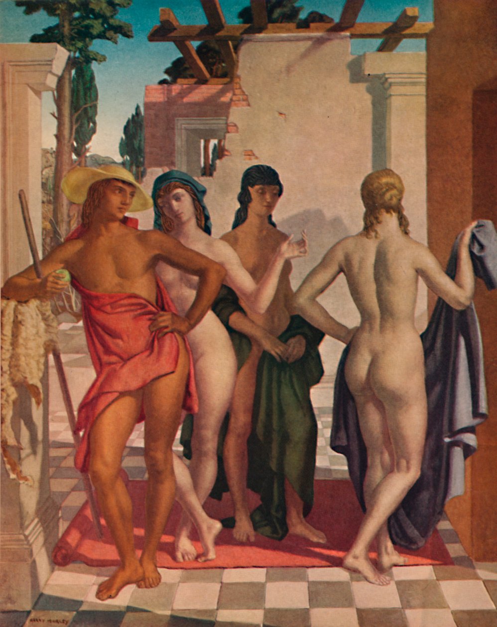 The Judgment of Paris, 1929, 1931 av Harry Morley
