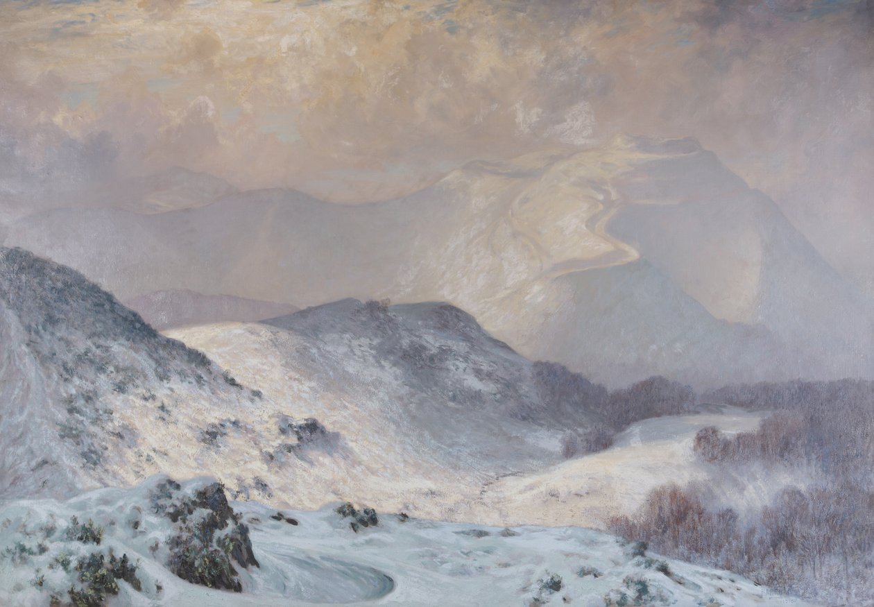Vinter i Malvern, Worcestershire av Harry William Adams