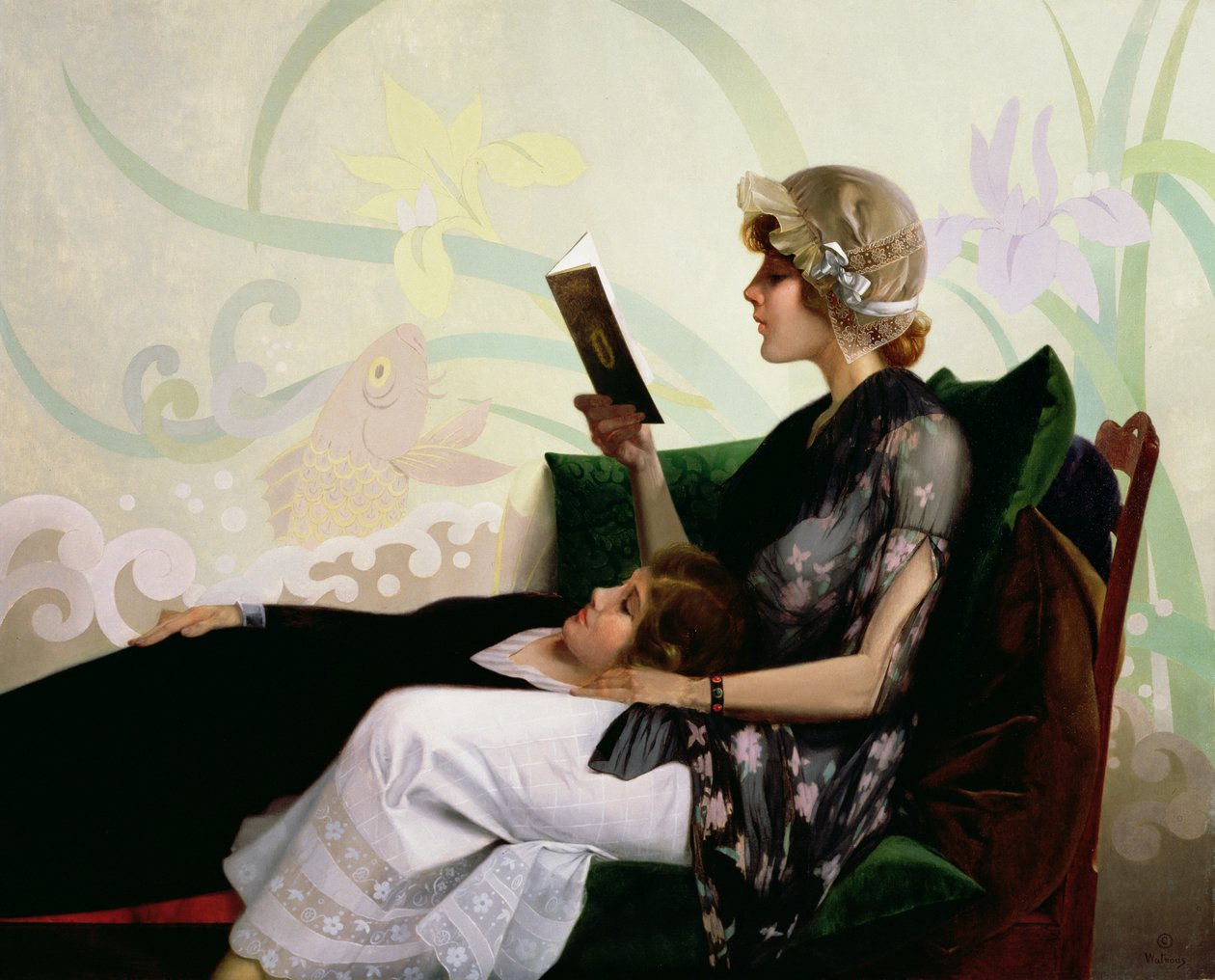 Bara ett par flickor, 1915 av Harry Wilson Watrous
