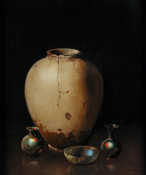 Burken (olja på duk) av Harry Wilson Watrous