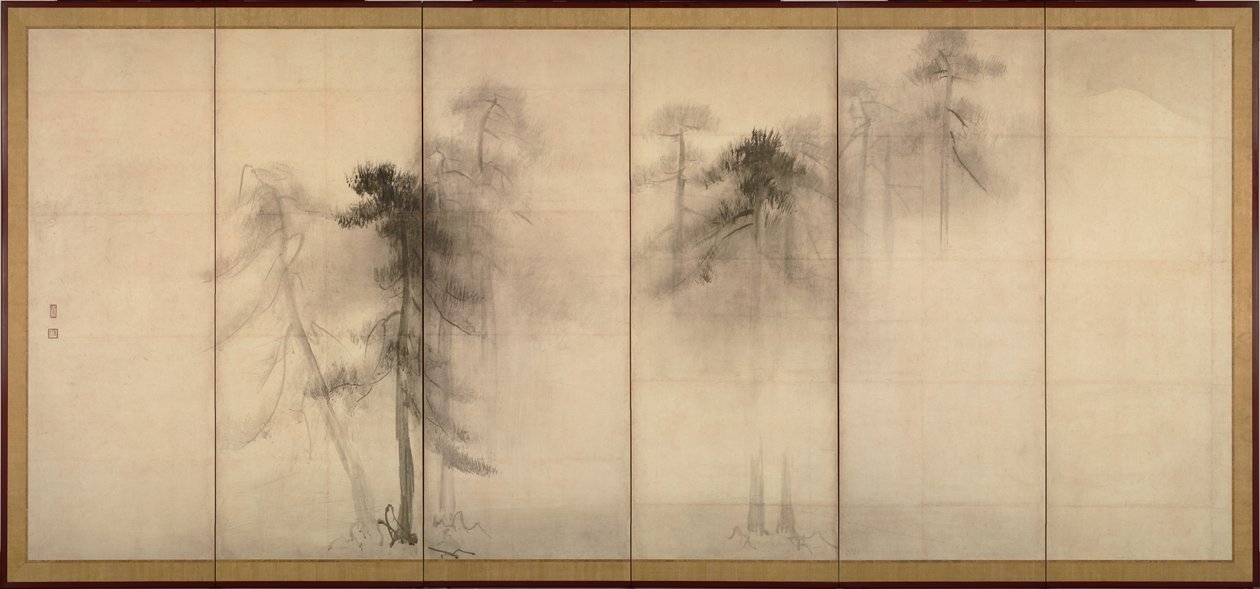 松林図・左隻 av Hasegawa Tohaku