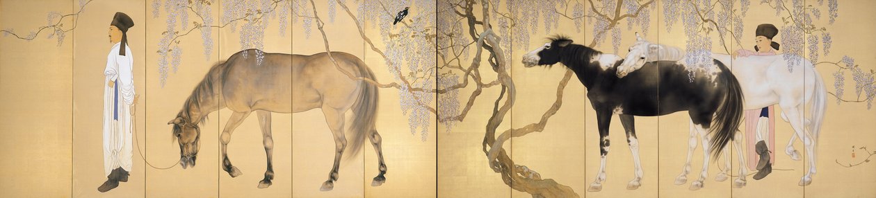 Besöker en eremit av Hashimoto Kansetsu