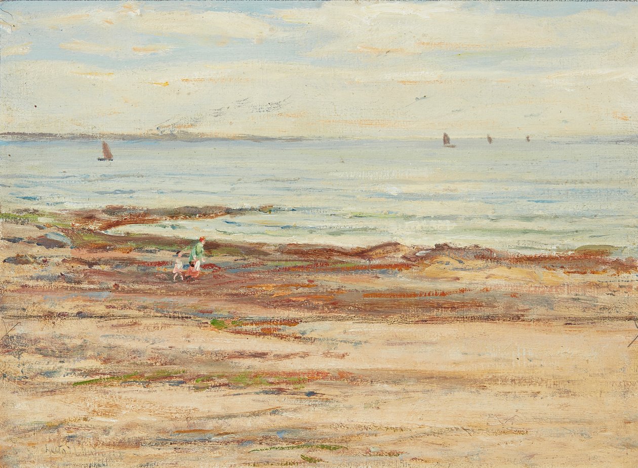 Largo Shore (olja på duk) av Hector Chalmers