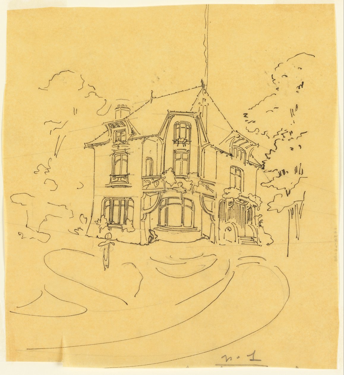 Design för en privat bostad av Hector Guimard
