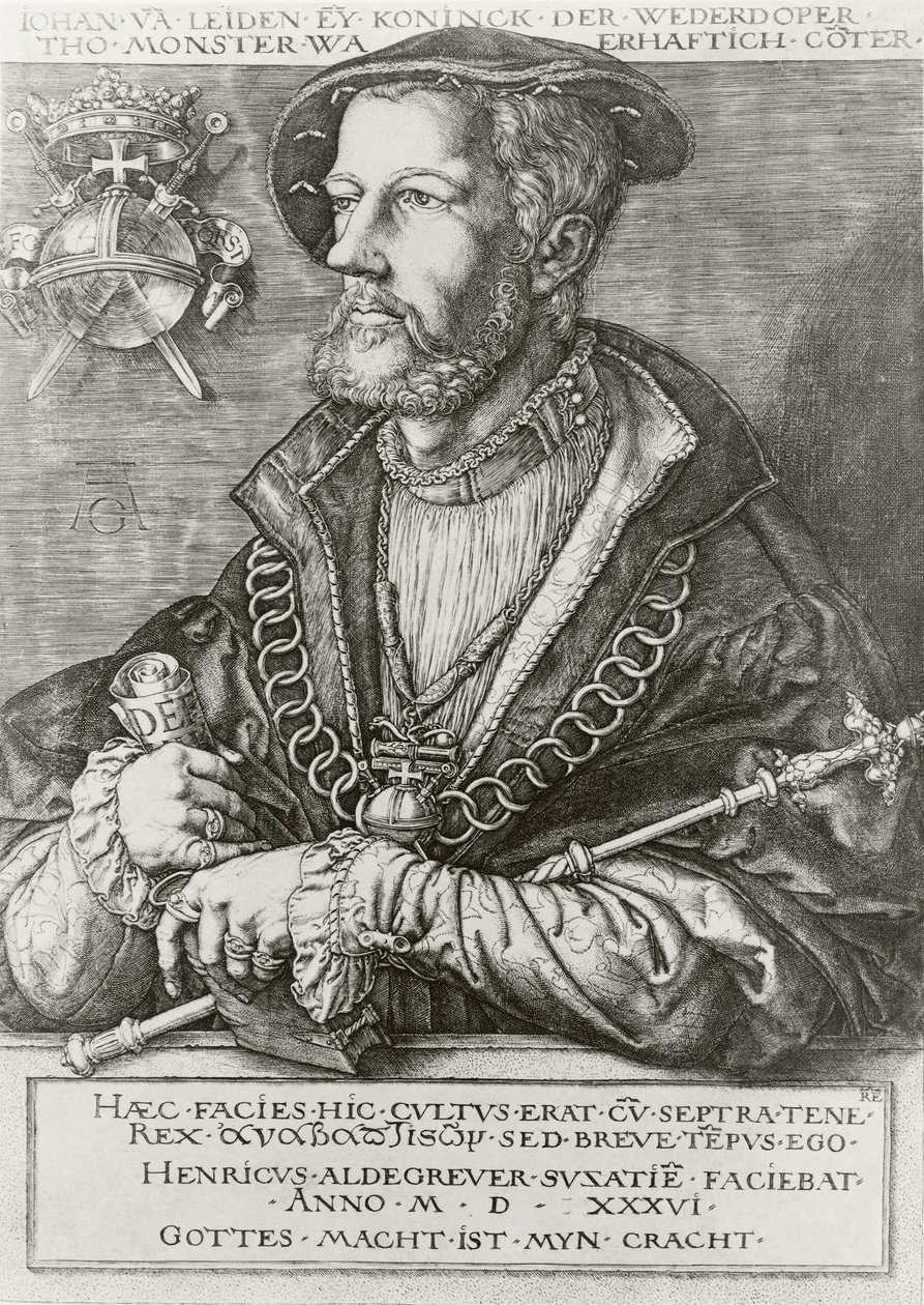 Johannes av Leiden av Heinrich Aldegrever