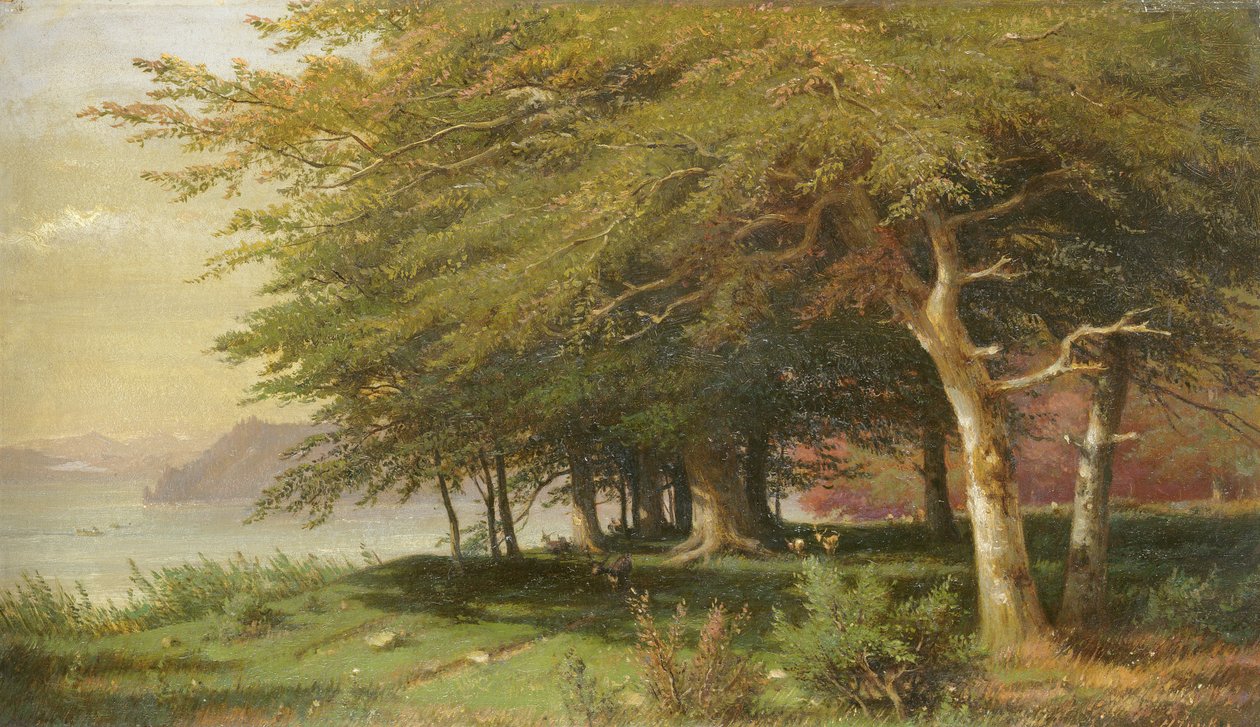 Vid Chiemsee, 1842 av Heinrich Funk