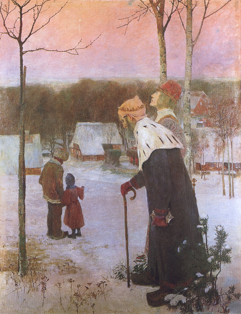 Wintermärchen (Die Heiligen Drei Könige) av Heinrich Vogeler