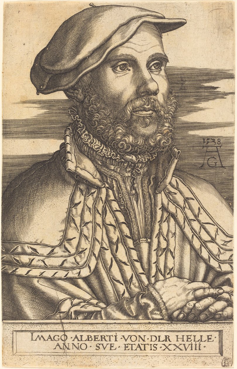 Albert van der Helle av Heinrich Aldegrever