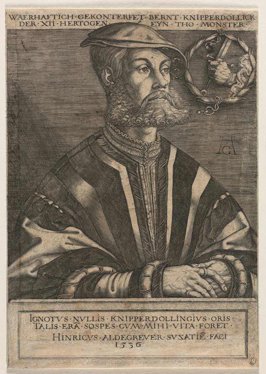 Bernt Knipperdolling av Heinrich Aldegrever