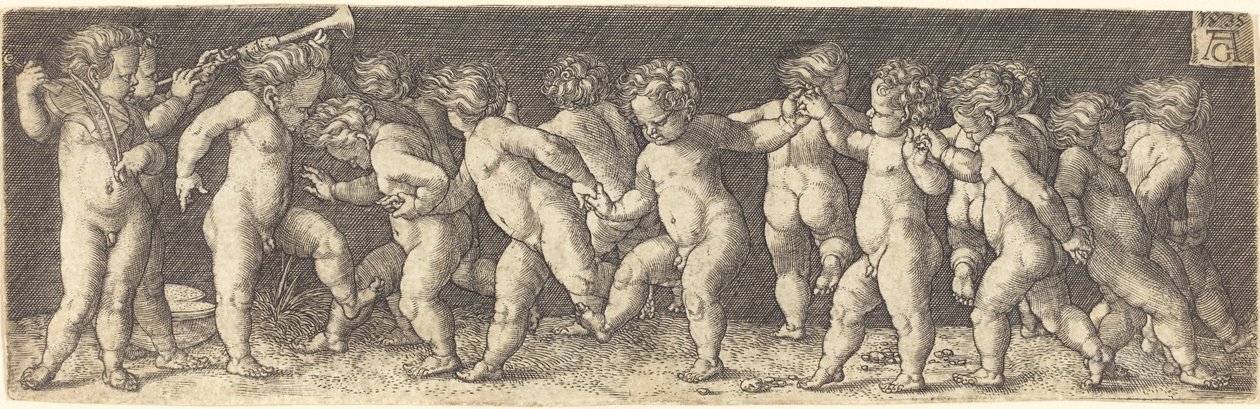 Dansande barn av Heinrich Aldegrever