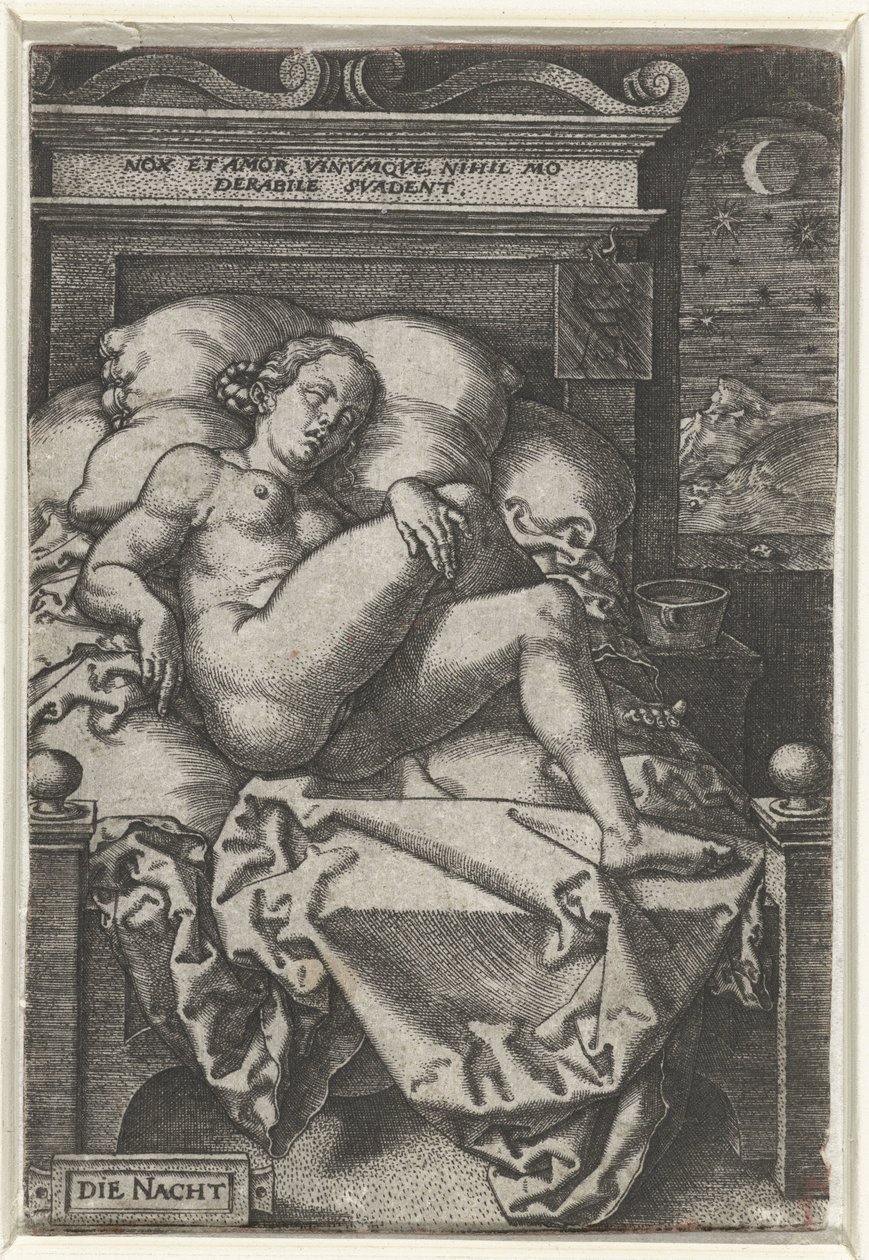 Natten That Night (titel på objekt) av Heinrich Aldegrever