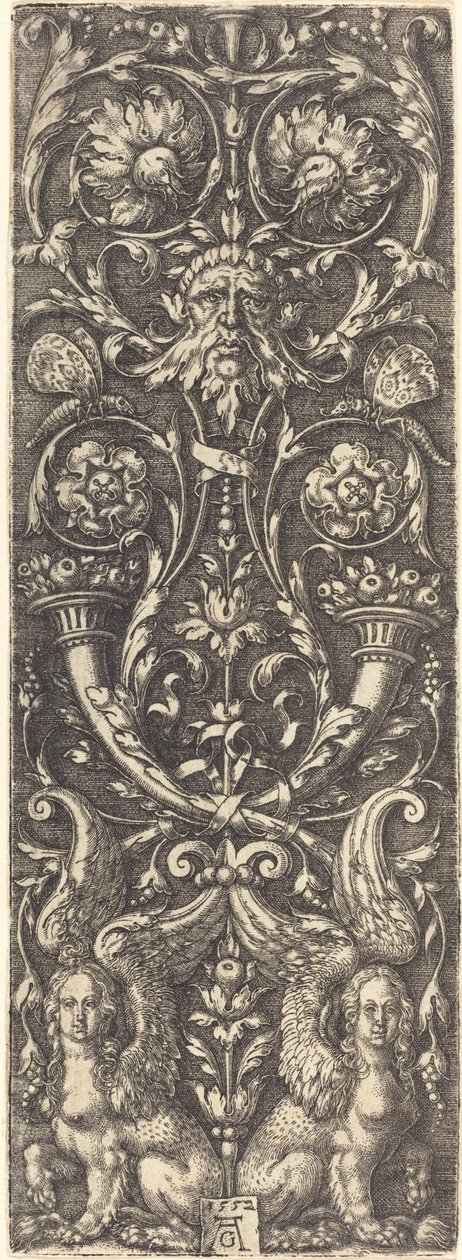 Höga frukter med ornament, 1552. av Heinrich Aldegrever