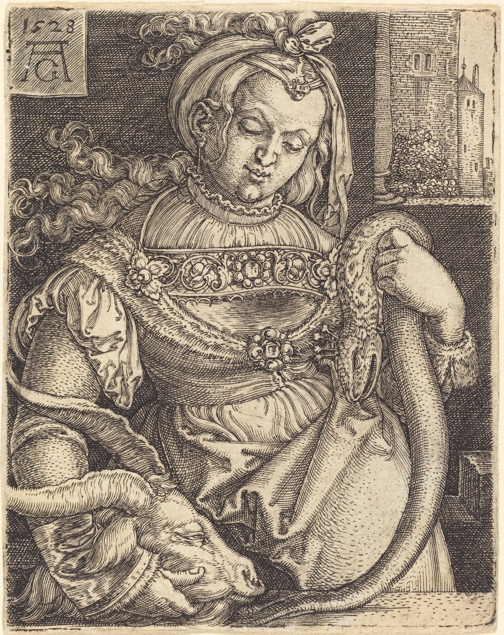 Omåttlighet, 1528. av Heinrich Aldegrever