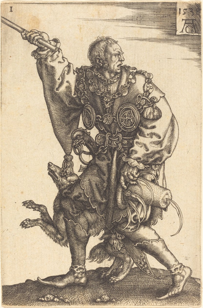 Stora bröllopsdansare, 1538. av Heinrich Aldegrever