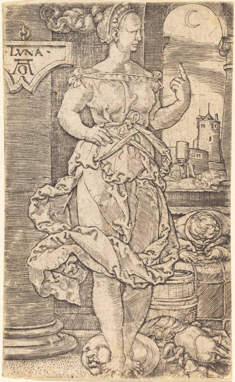 Luna. av Heinrich Aldegrever