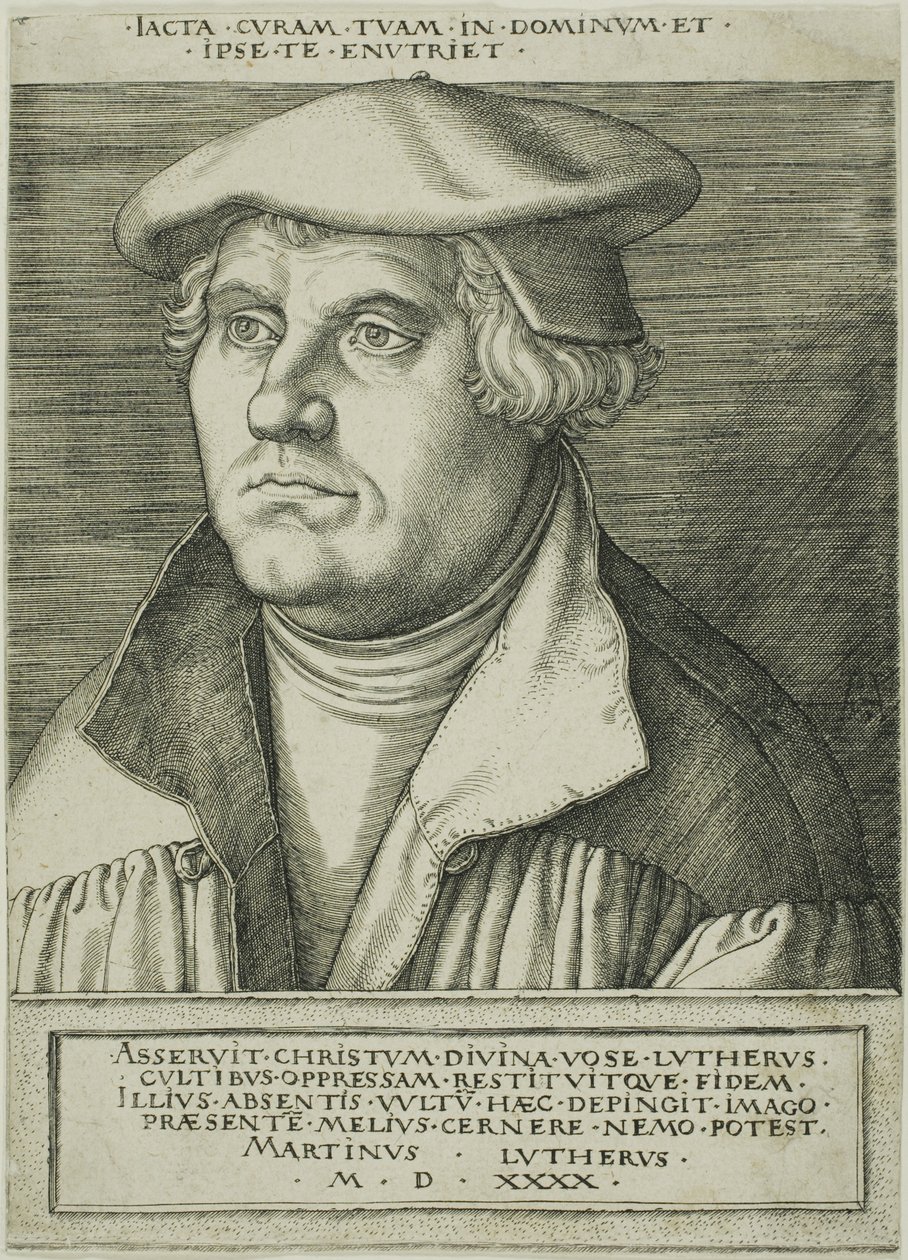 Martin Luther av Heinrich Aldegrever